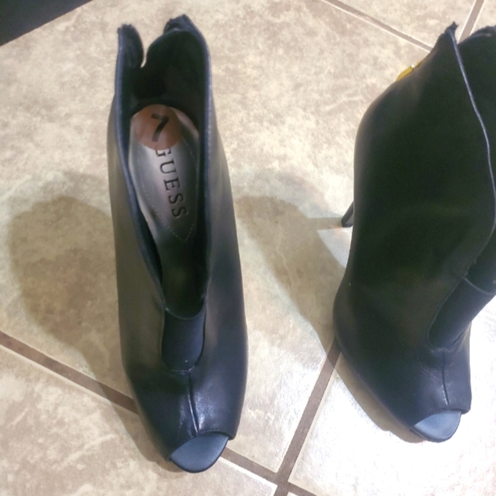 Guess black booties